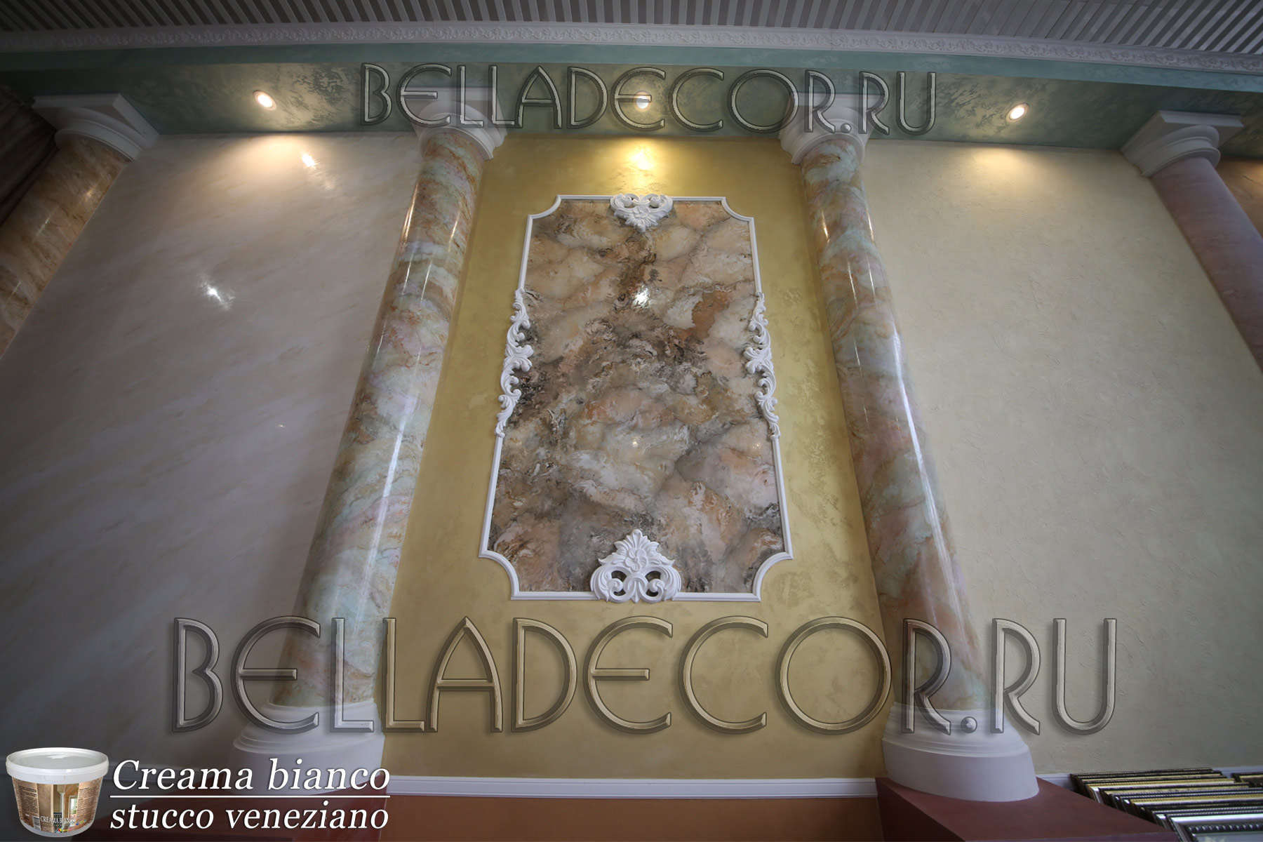 Creama Bianco Stucco Veneziano - материал венецианская штукатурка